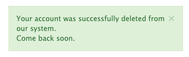 Successfully delete Telegram.