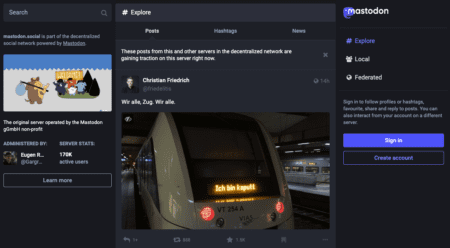 Mastodon Website