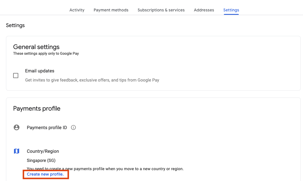 Hoe Google Play-land wijzigen op desktop