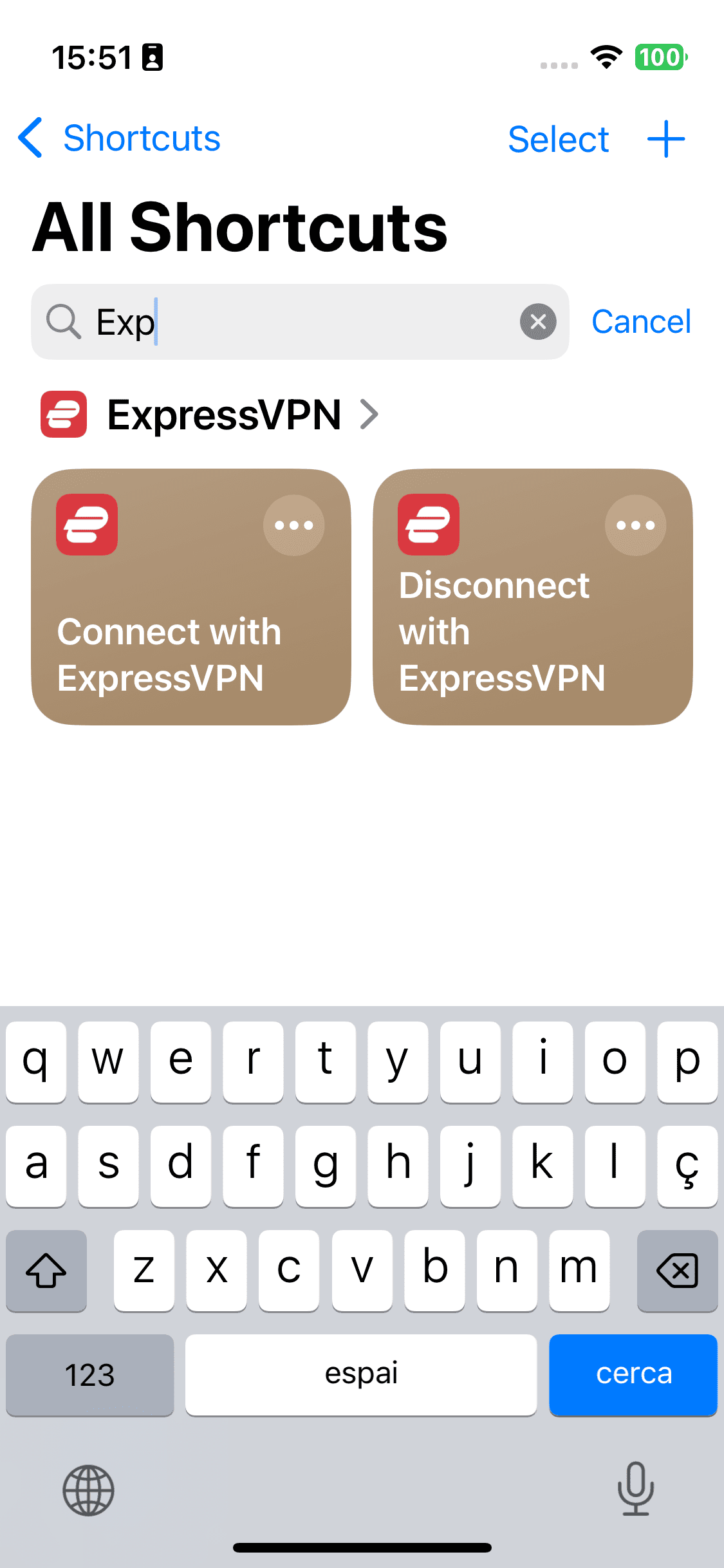 Shortcuts