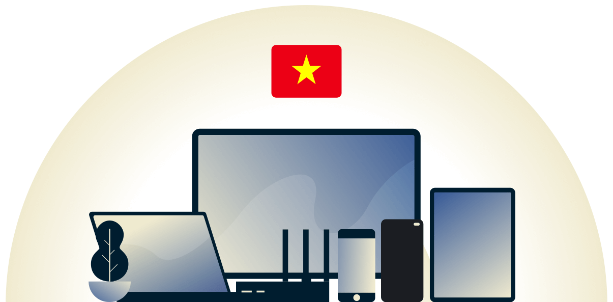 다양한 기기를 보호하는 베트남 VPN